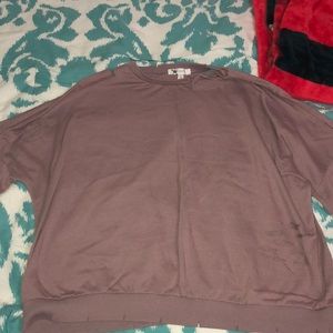 Torn up sweatshirt